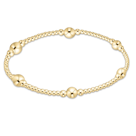 purpose gold 5mm bracelet - e.newton