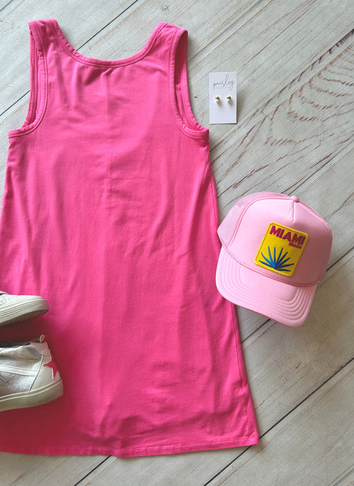 Tropical Pink Skort Dress