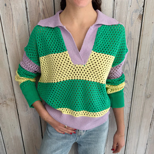 Rugby Pastel Stripe MG Top