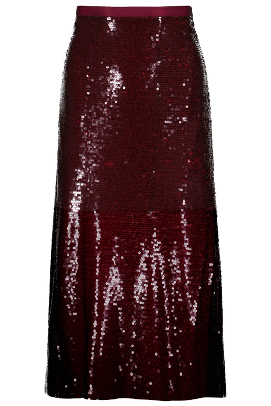 Sublime Slip Skirt in Scarlet