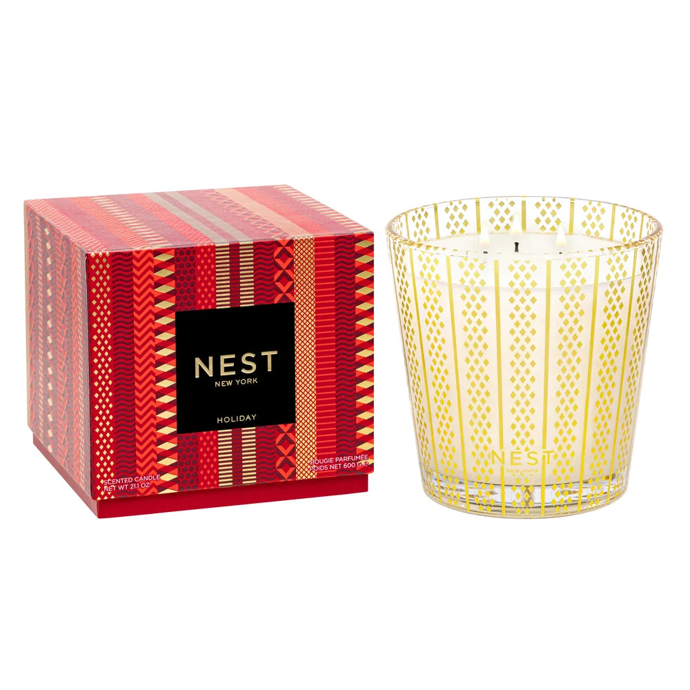 Nest 3 Wick Holiday Candle