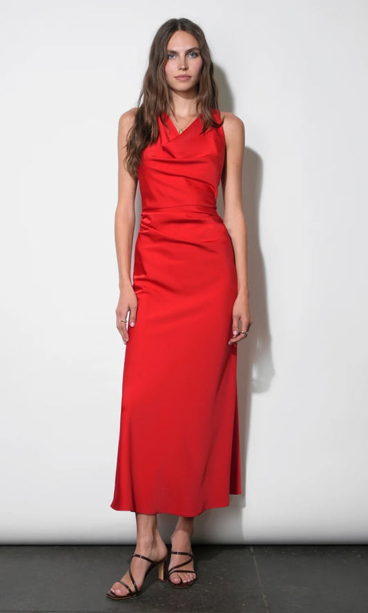 Yasmine Twist Strap Maxi Dress