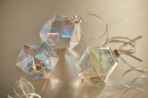 Faceted Glass Ornament