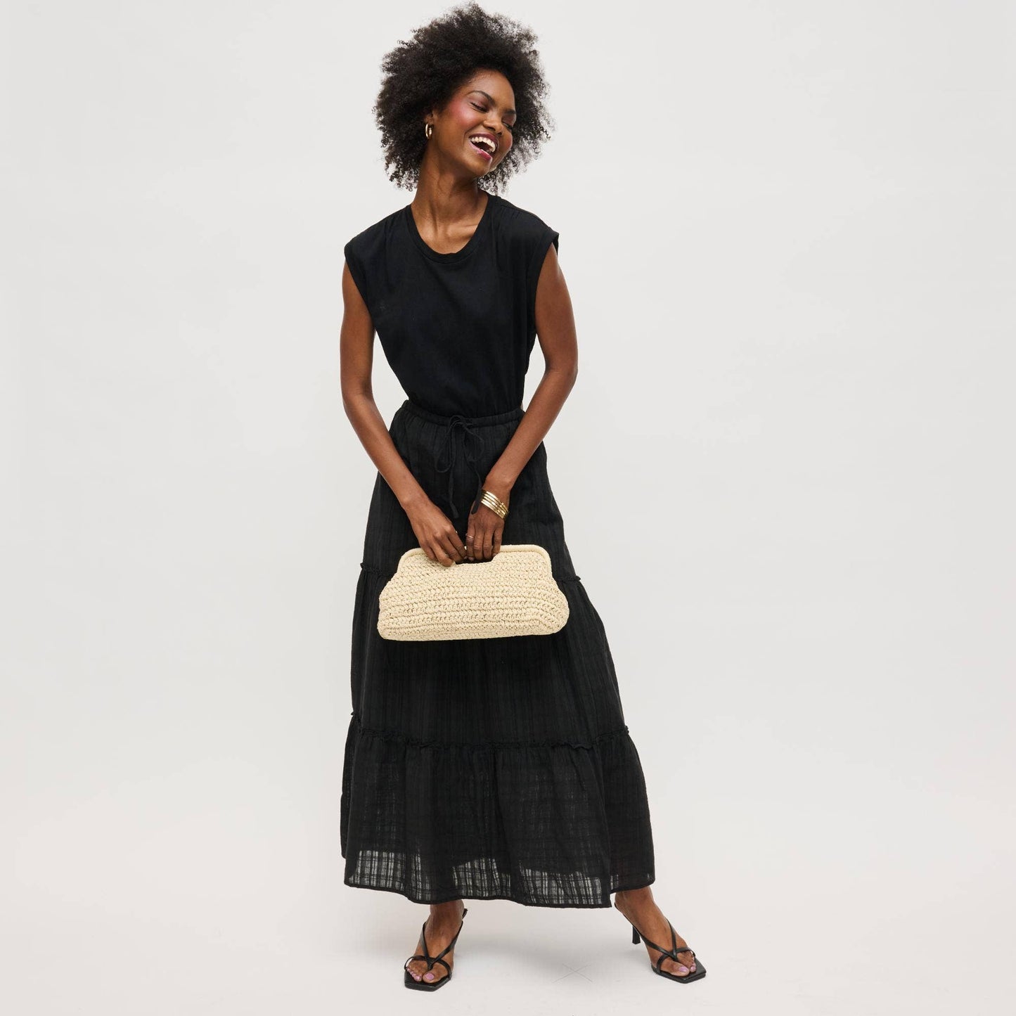 Lani Clutch: Ivory