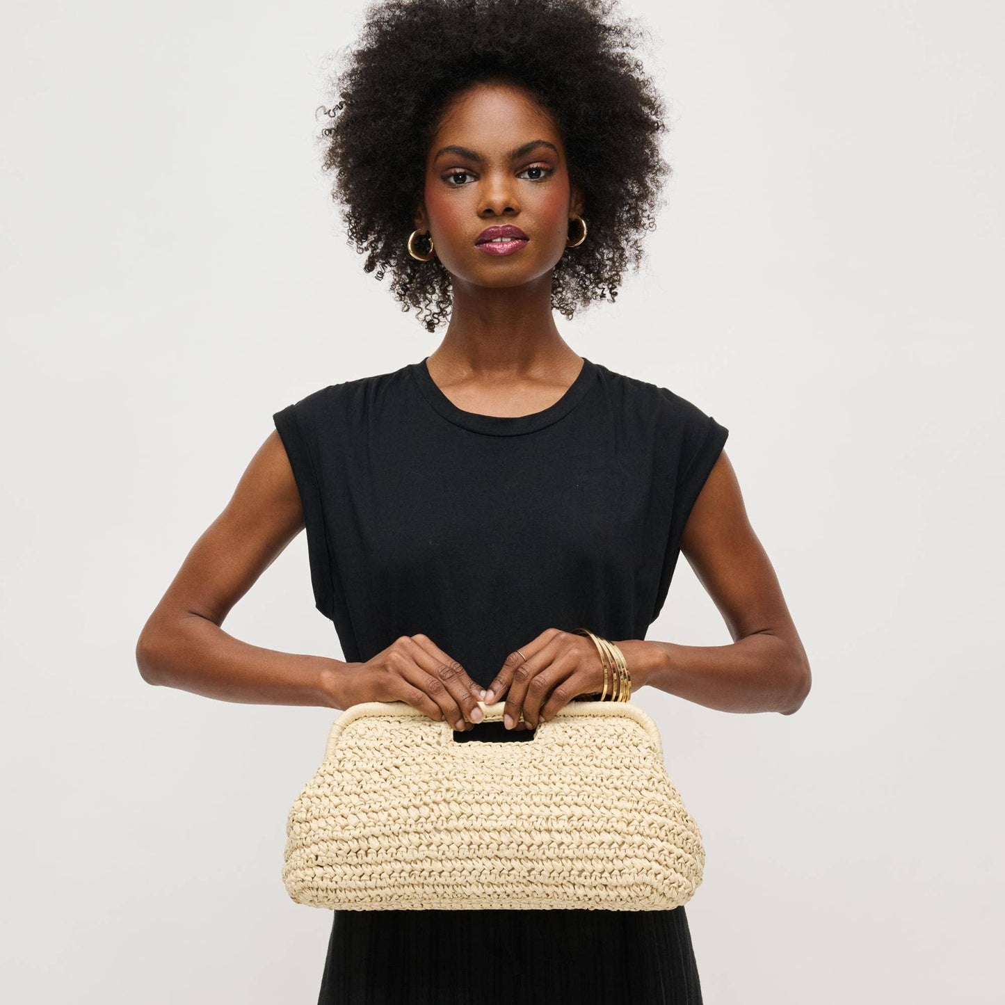 Lani Clutch: Ivory