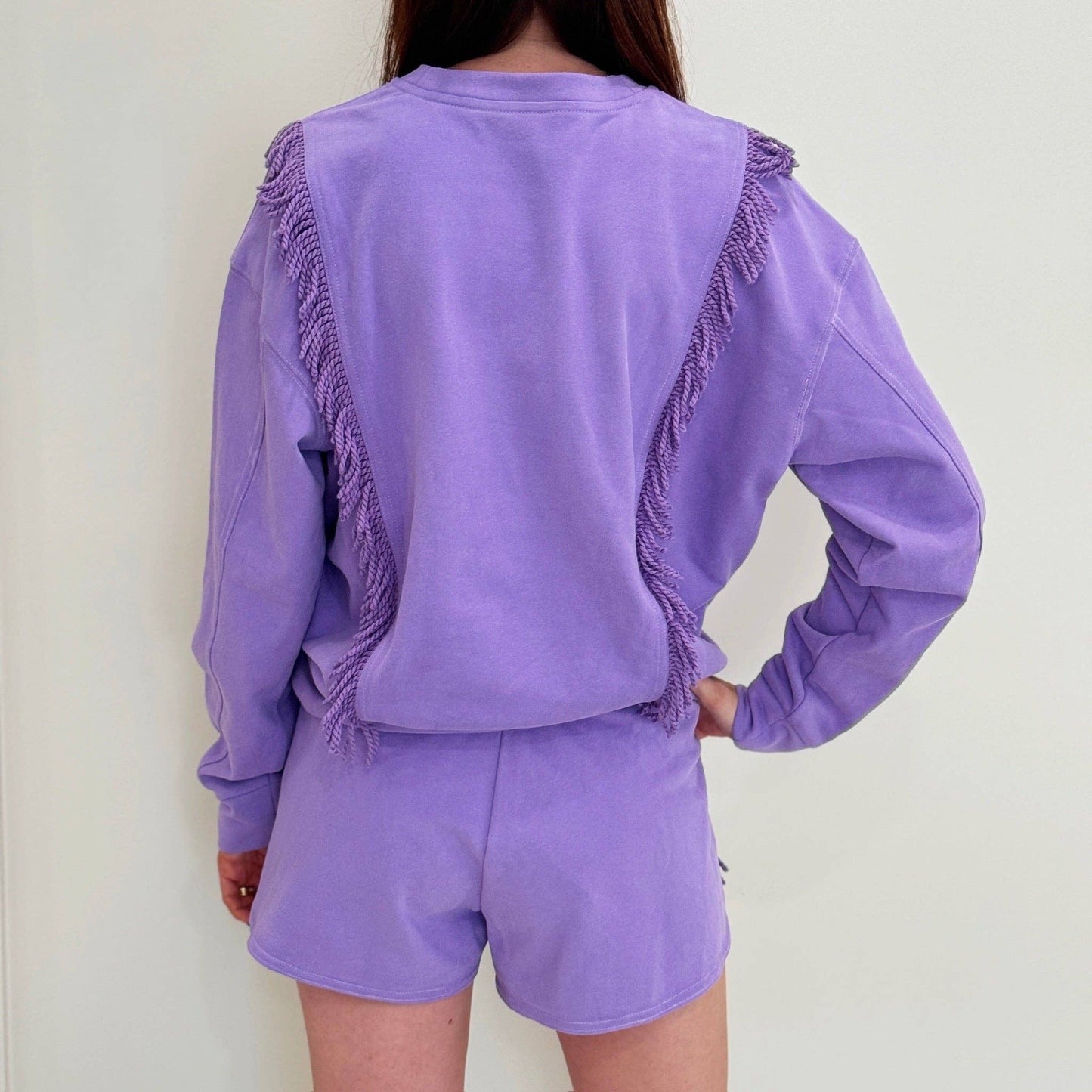 Iris Fringe Sweatshirt
