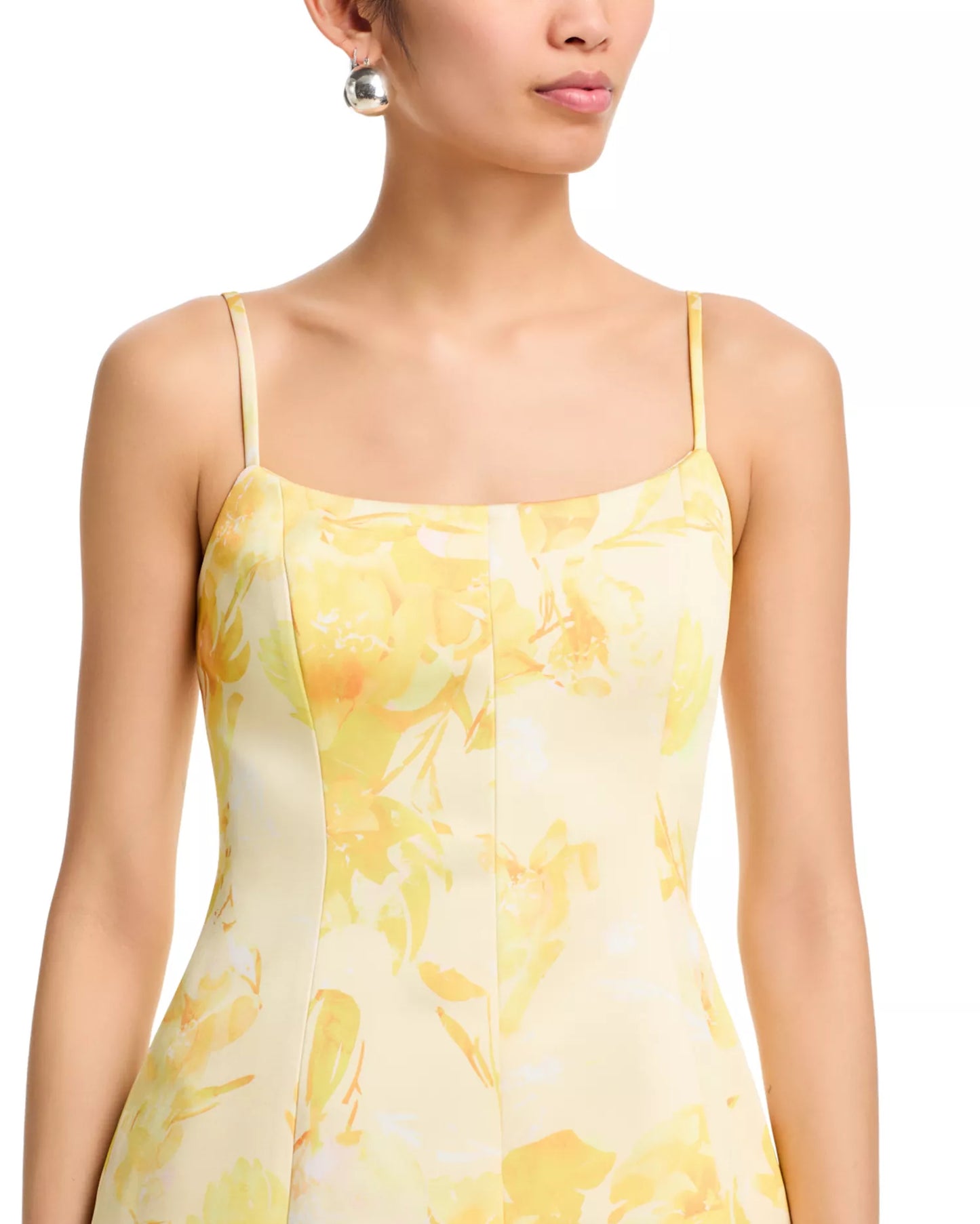 Sophie Satin  Dress in Daisy