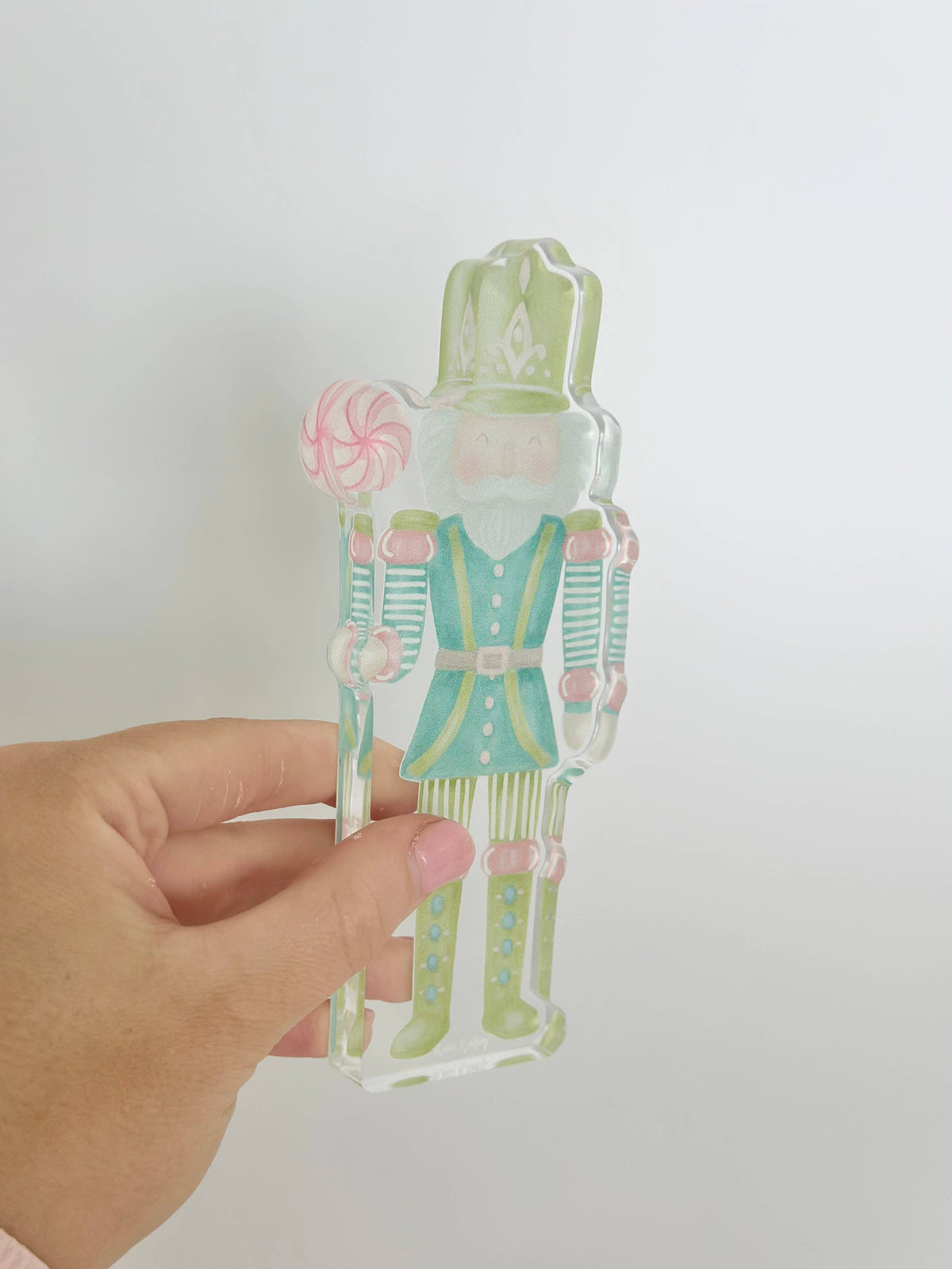 Acrylic Nutcracker -  ornament, mini, large : Ornament