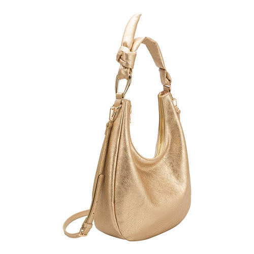 Lilie Gold Recycled Vegan Shoulder Bag