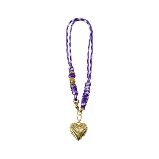 Johnny Light Purple Rope Necklace