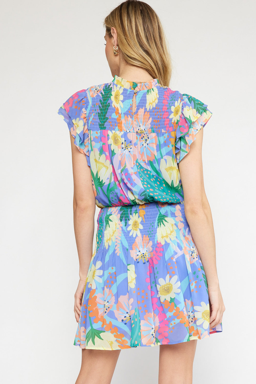 Josie Smocked Floral Dress