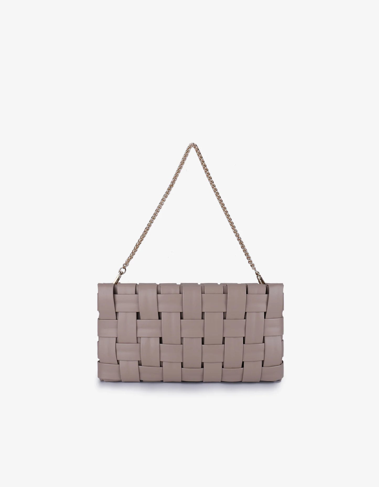 Lindy Woven Small Clutch