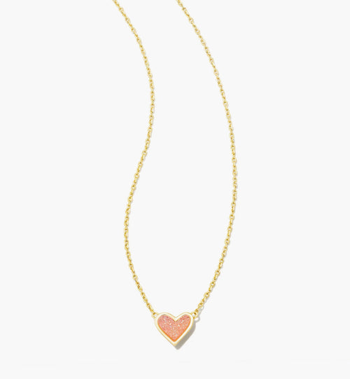 Framed Ari Heart Pendant Necklace