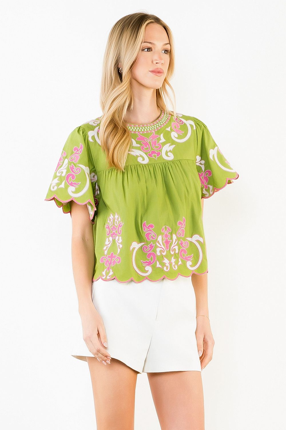 Lola Embroidered Blouse