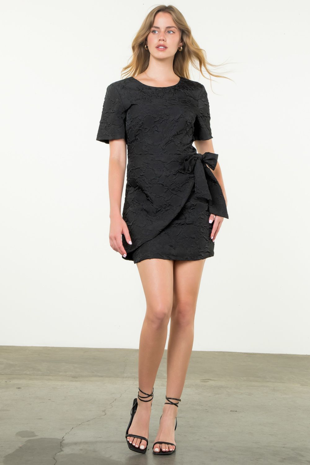 Black Textured Dress