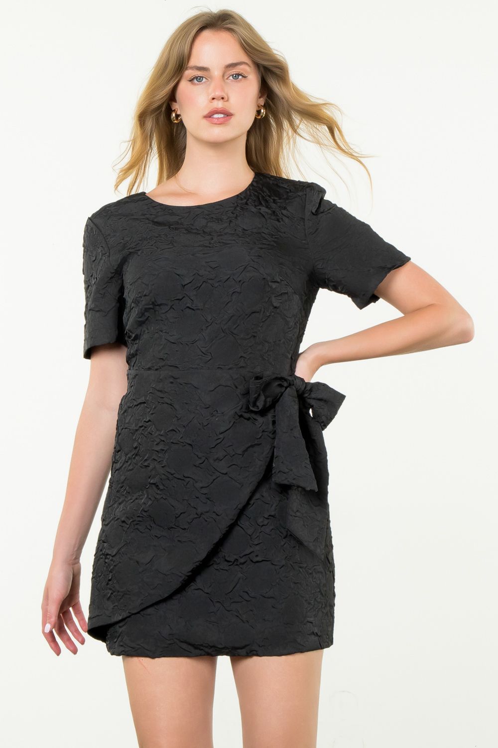 Black Textured Dress