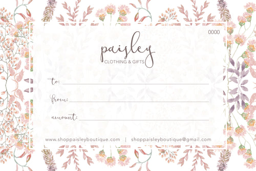 Gift Card-Gift Card-Paisley