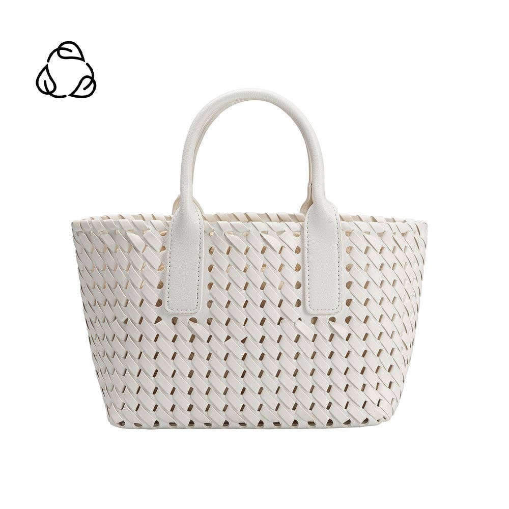 Chloe White Small Top Handle